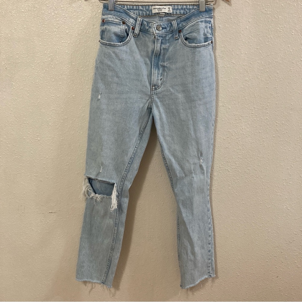 Abercrombie & Fitch Women’s The Skinny High Rise Cu26/2 Ankle Cropped Jeans